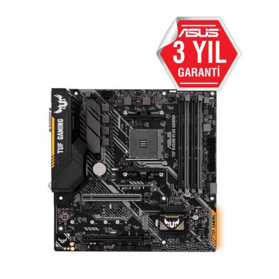 ASUS TUF B450M-PLUS GAMING AMD B450 Soket AM4 DDR4 3200 HDMI DVI M.2 USB3.1 Aura RGB MATX Gaming (Oyuncu) Anakart ASUS TUF B450M-PLUS GAMING AMD B450 Soket AM4 DDR4 3200 HDMI DVI M.2 USB3.1 Aura RGB MATX Gaming (Oyuncu) Anakart