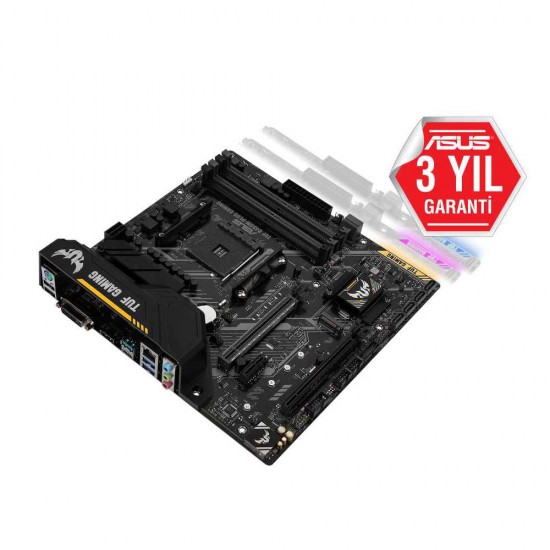ASUS TUF B450M-PLUS GAMING AMD B450 Soket AM4 DDR4 3200 HDMI DVI M.2 USB3.1 Aura RGB MATX Gaming (Oyuncu) Anakart ASUS TUF B450M-PLUS GAMING AMD B450 Soket AM4 DDR4 3200 HDMI DVI M.2 USB3.1 Aura RGB MATX Gaming (Oyuncu) Anakart