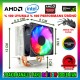 Snowman M200 Rainbow Bakır Kanallı CPU Soğutucu Fan Snowman M200 Rainbow Bakır Kanallı CPU Soğutucu Fan