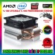 Snowman M200 Rainbow Bakır Kanallı CPU Soğutucu Fan Snowman M200 Rainbow Bakır Kanallı CPU Soğutucu Fan