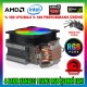 Snowman T4 Fan RGB 4 Bakır Kanallı CPU Soğutucu Fan Snowman T4 Fan RGB 4 Bakır Kanallı CPU Soğutucu Fan