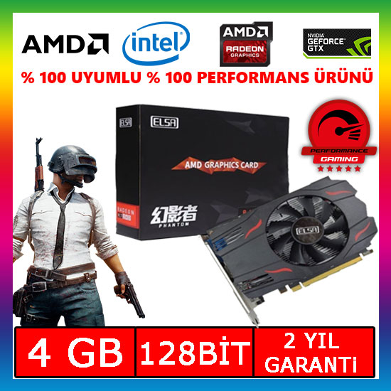 ELSA Phantom Amd Radeon R7 240 4gb Gddr3 128 Bit Ekran Kartı ELSA Phantom Amd Radeon R7 240 4gb Gddr3 128 Bit Ekran Kartı