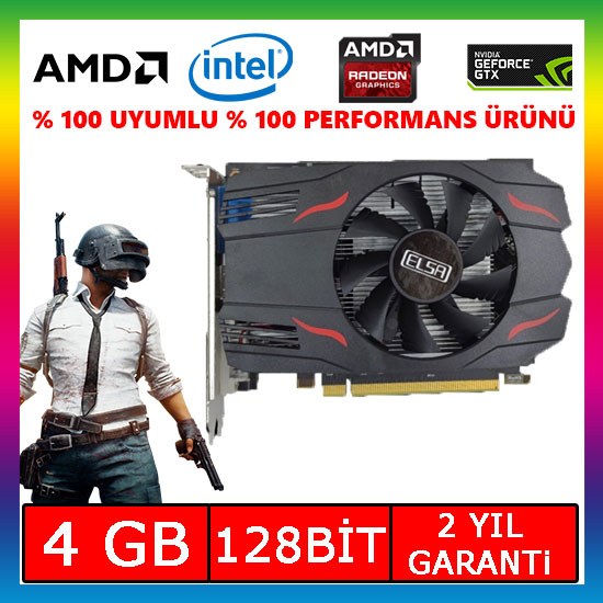 ELSA Phantom Amd Radeon R7 240 4gb Gddr3 128 Bit Ekran Kartı ELSA Phantom Amd Radeon R7 240 4gb Gddr3 128 Bit Ekran Kartı