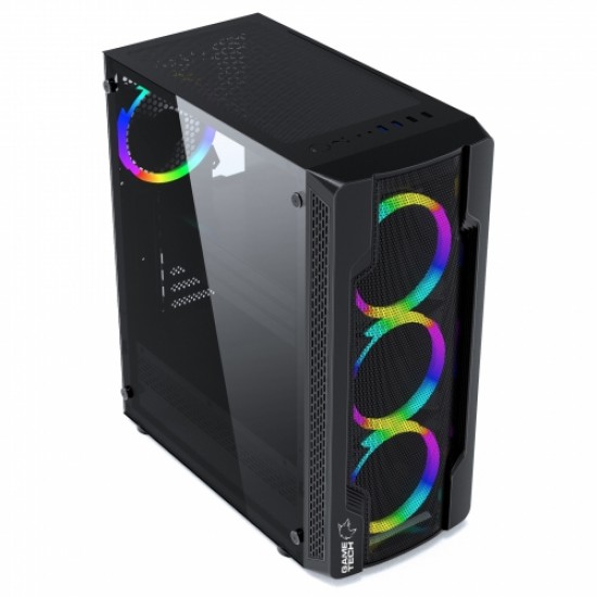 GAMETECH COLDER Rainbow 4x120mm Fan Gaming Oyuncu Kasası GAMETECH COLDER Rainbow 4x120mm Fan Gaming Oyuncu Kasası