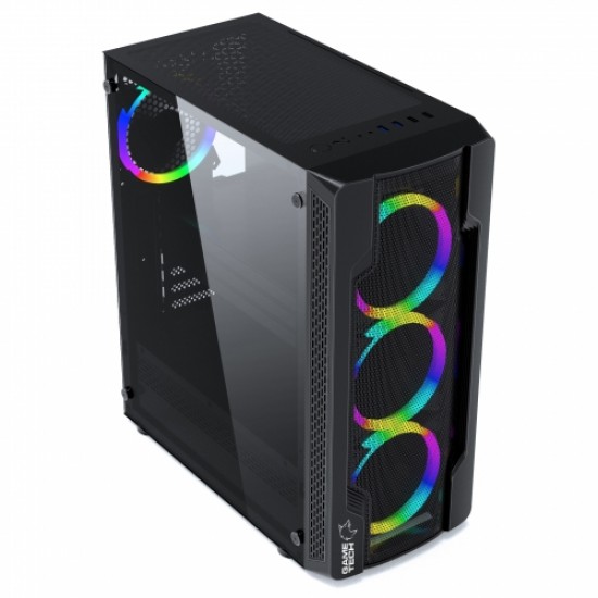 GAMETECH COLDER Rainbow 4x120mm Fan Gaming Oyuncu Kasası