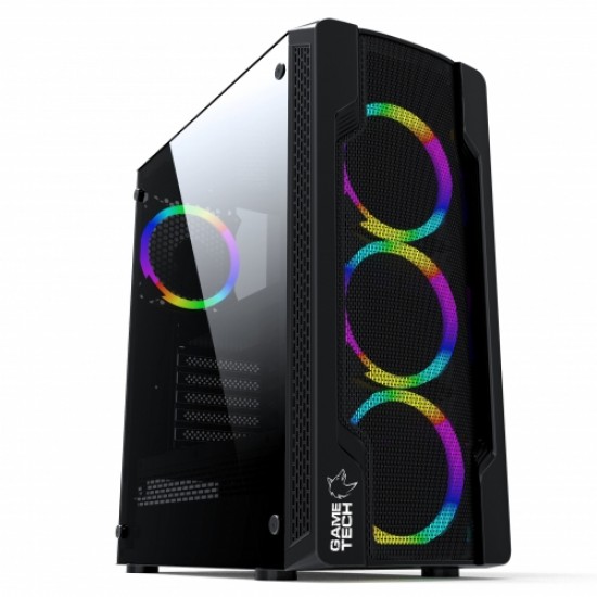 GAMETECH COLDER Rainbow 4x120mm Fan Gaming Oyuncu Kasası GAMETECH COLDER Rainbow 4x120mm Fan Gaming Oyuncu Kasası