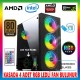 GAMETECH GALAXY KUMANDALI RGB 4x140mm 1X120mm Fan Gaming Oyuncu Kasası GAMETECH GALAXY KUMANDALI RGB 4x140mm 1X120mm Fan Gaming Oyuncu Kasası