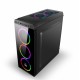 GAMETECH ZEUS KUMANDALI RGB 4x120mm Fan Gaming Oyuncu Kasası