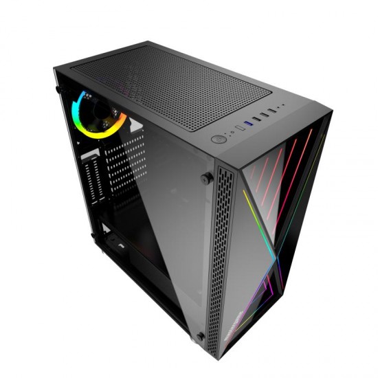 MasterGame SHOWY 4x12cm Autoring Rgb Fan Temper Cam Gaming Oyuncu Kasası MasterGame SHOWY 4x12cm Autoring Rgb Fan Temper Cam Gaming Oyuncu Kasası