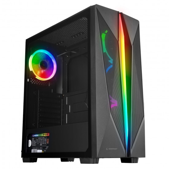 Rampage SHAKE 4x120mm RGB Fanlı Tempered Glass Profesyonel Gaming Oyuncu Bilgisayar Kasası PSU YOK Rampage SHAKE 4x120mm RGB Fanlı Tempered Glass Profesyonel Gaming Oyuncu Bilgisayar Kasası PSU YOK