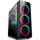 Vento VG04F Temperli Cam Mid Tower ATX RGB Kumandalı Profesyonel Gaming Oyuncu Bilgisayar Kasası