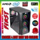 Zoko FIRST 4x12cm Reset Kontrollu RGB Fan Temper Cam Profesyonel Gaming Oyuncu Kasası