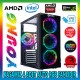 Zoko YOUNG 4x12cm Autoring Rgb Fan Temper Cam USB 3.0 ATX Tower Profesyonel Gaming Oyuncu Bilgisayar Kasası