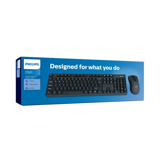 Philips C501 SPT6501B/00 Kablosuz Klavye Mouse Seti