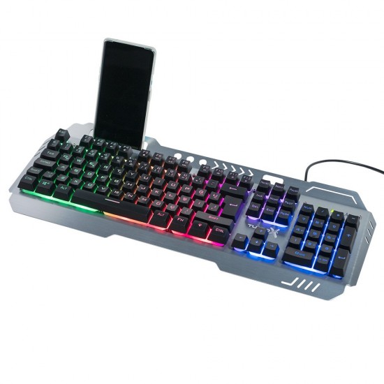 Turbox HeatCycle TR-GK104 USB Kablolu Gri/Siyah Gaming Işıklı Metal Kasa Bilek Padli Klavye Turbox HeatCycle TR-GK104 USB Kablolu Gri/Siyah Gaming Işıklı Metal Kasa Bilek Padli Klavye