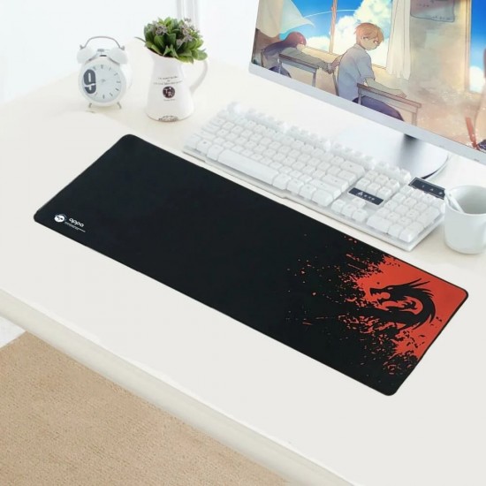 RAKOON DESENLİ OYUNCU MOUSE PAD 70X30 CM KAYMAZ DİKİŞLİ