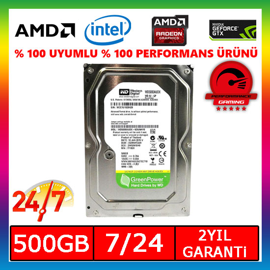 Western Digital AV-GP WD5000AVDS 500 GB HDD Western Digital AV-GP WD5000AVDS 500 GB HDD