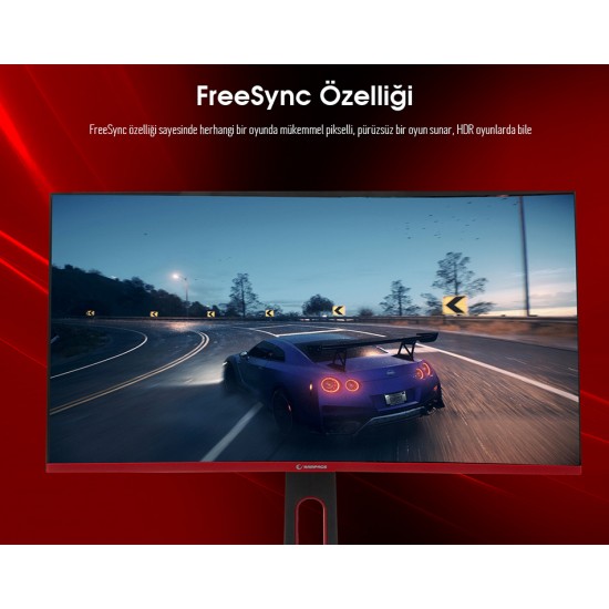 Rampage RM-165S 27inç Led 165Hz HDR Freesync CSOT VA Panel PC Curved Oyuncu Monitörü Outled Rampage RM-165S 27inç Led 165Hz HDR Freesync CSOT VA Panel PC Curved Oyuncu Monitörü Outled