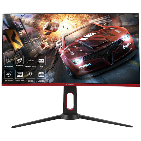 Rampage RM-165S 27inç Led 165Hz HDR Freesync CSOT VA Panel PC Curved Oyuncu Monitörü Outled