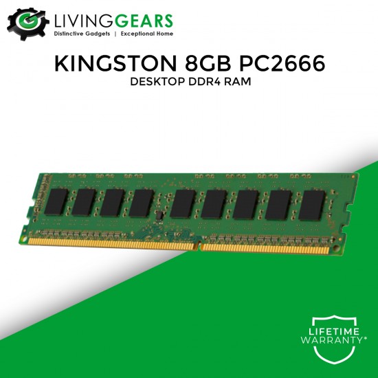Kingston 8GB 2666 MHz DDR4 CL19 KVR26N19S8/8 Ram Bellek Kingston 8GB 2666 MHz DDR4 CL19 KVR26N19S8/8 Ram Bellek