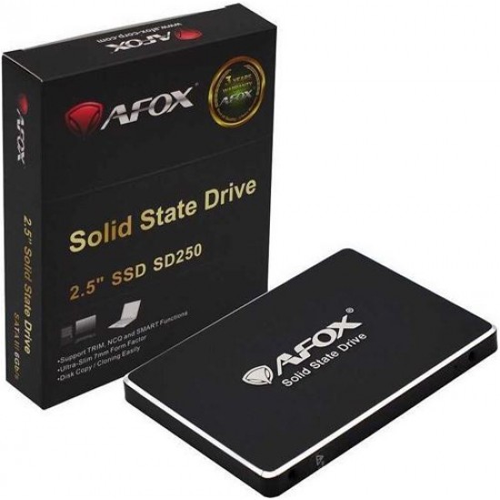 Afox 480 GB SD250-480GQN 2.5" SATA 3.0 SSD 560MB-480MB/s 3 YIL Garantili Afox 480 GB SD250-480GQN 2.5" SATA 3.0 SSD 560MB-480MB/s 3 YIL Garantili