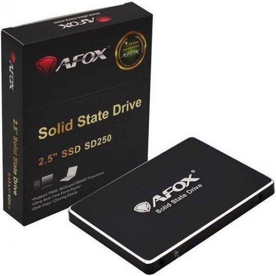 Afox 480 GB SD250-480GQN 2.5" SATA 3.0 SSD 560MB-480MB/s 3 YIL Garantili