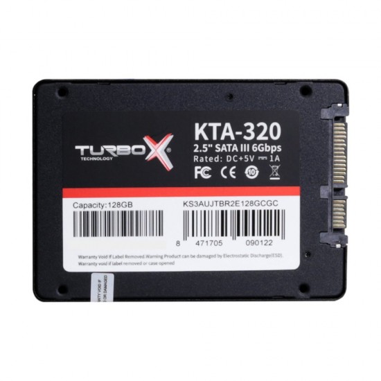 Turbox KTA320 520MB / 400MB 2.5'' 128 GB SSD Turbox KTA320 520MB / 400MB 2.5'' 128 GB SSD