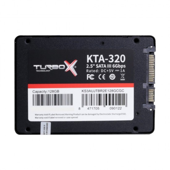 Turbox KTA320 520MB / 400MB 2.5'' 128 GB SSD